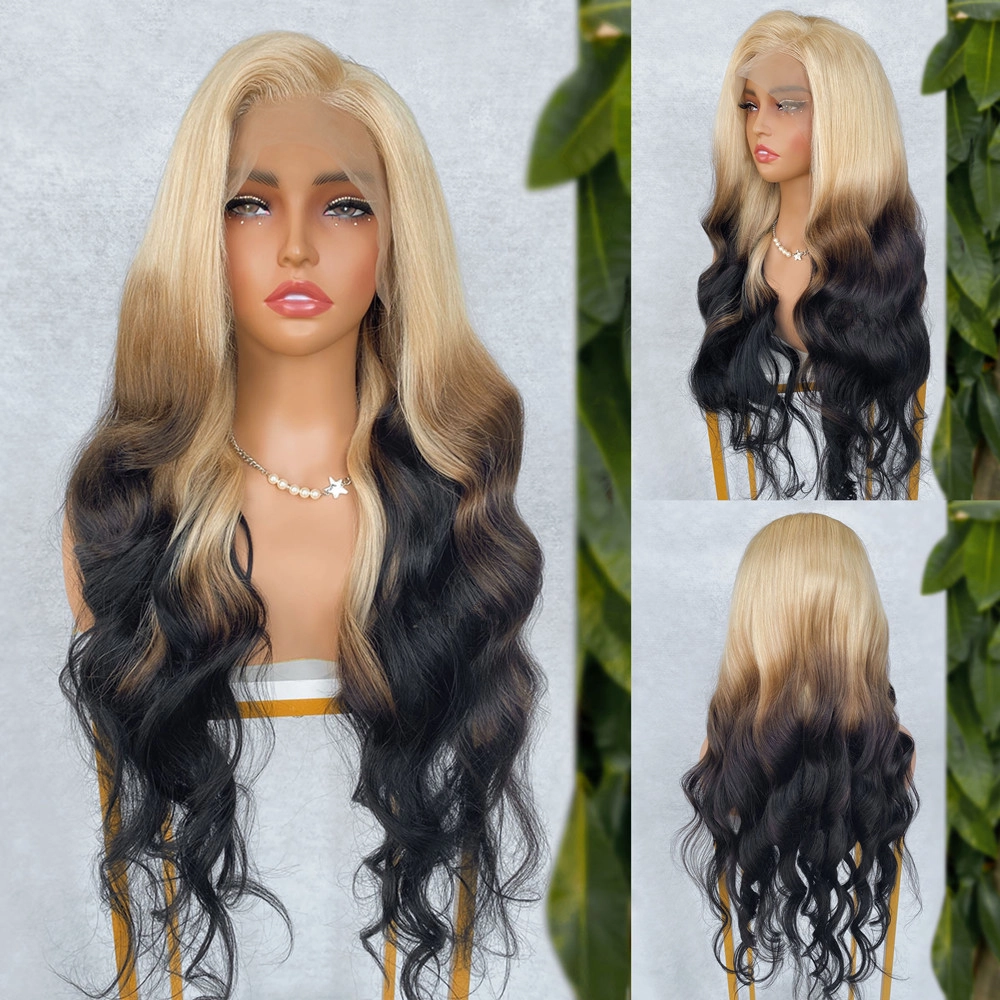 28inch Color As Pic 13x4 Lace Front Wig Human Hair Wigs